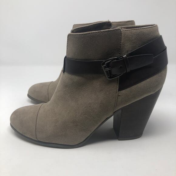 Carlos Santana Harvest Faux Suede Heel Booties Size 10 - Picture 5 of 9
